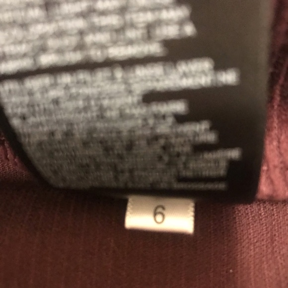 Uniqlo Corduroy mini skirt size 0 / 24 inches wine - Picture 8 of 9